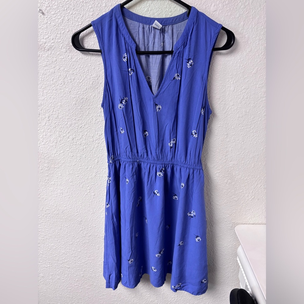 Old Navy Lilac Purple Floral Midi Dress